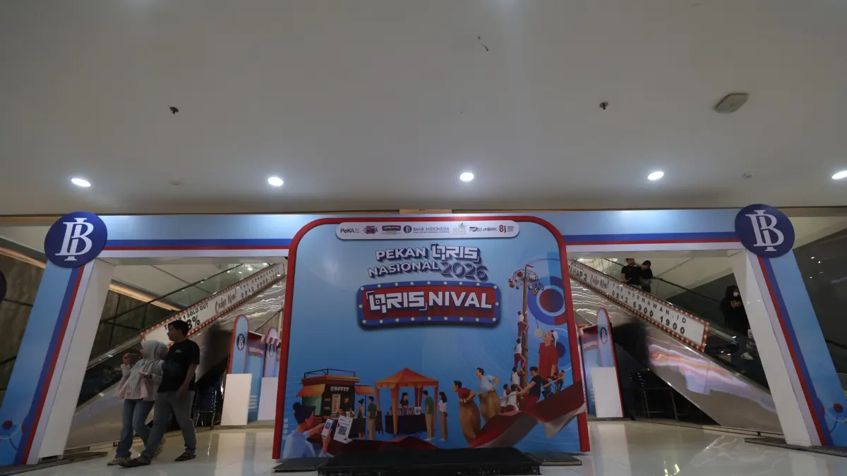 Pekan QRIS Nasional 2026 akan diaclar di Kediti lown square pada 14-10 agustus.