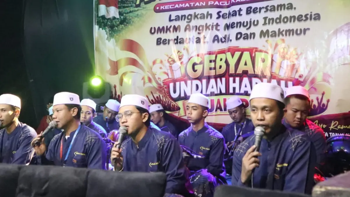 Peringatan Hari Kemerdekaan RI di Desa Tanjung, Kecamatan Pagu, Kabupaten Kediri berlangsung meriah. 