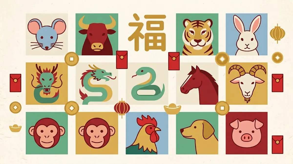 Ilustrasi shio.