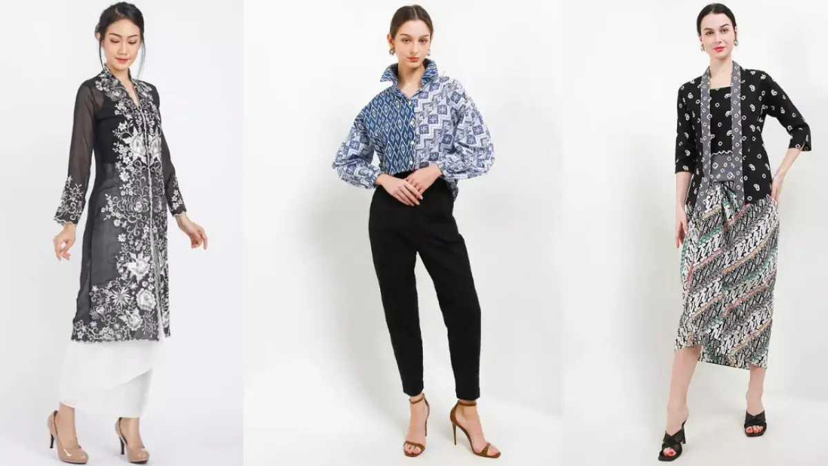 Outfit batik yang bisa kamu contoh. (Sumber  : Pinterest)