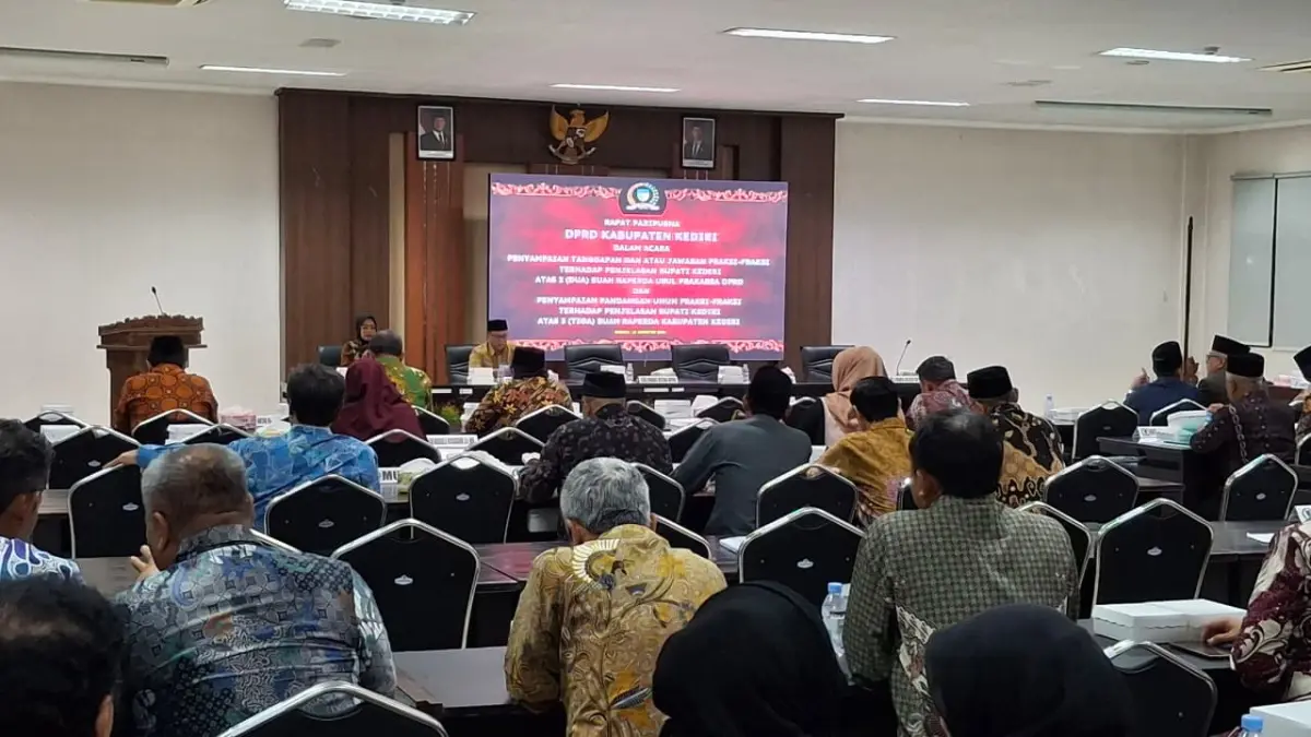 Rapat paripurna pembacaan PU (18/8/2026)