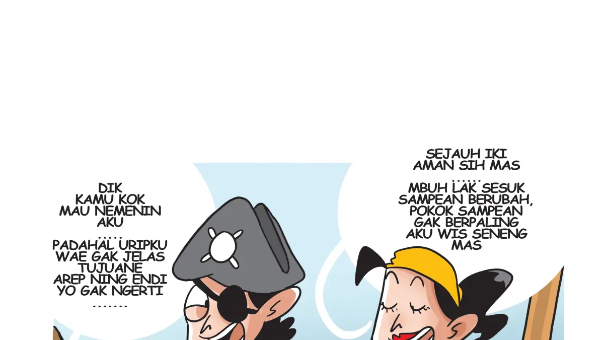 Ilustrasi laki-laki bingung. (Afrizal Syaiful M/JPRK)