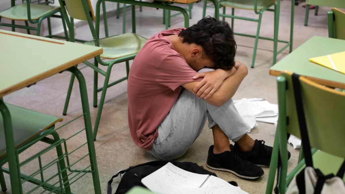 student anxiety illustration (freepik)