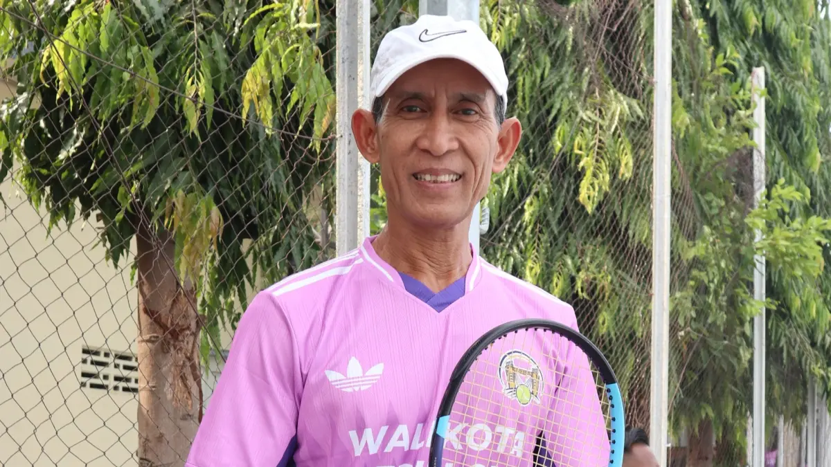 Sulistyo Wibowo, mantan petenis nasional. (FOTO: Emilia/JPRK)