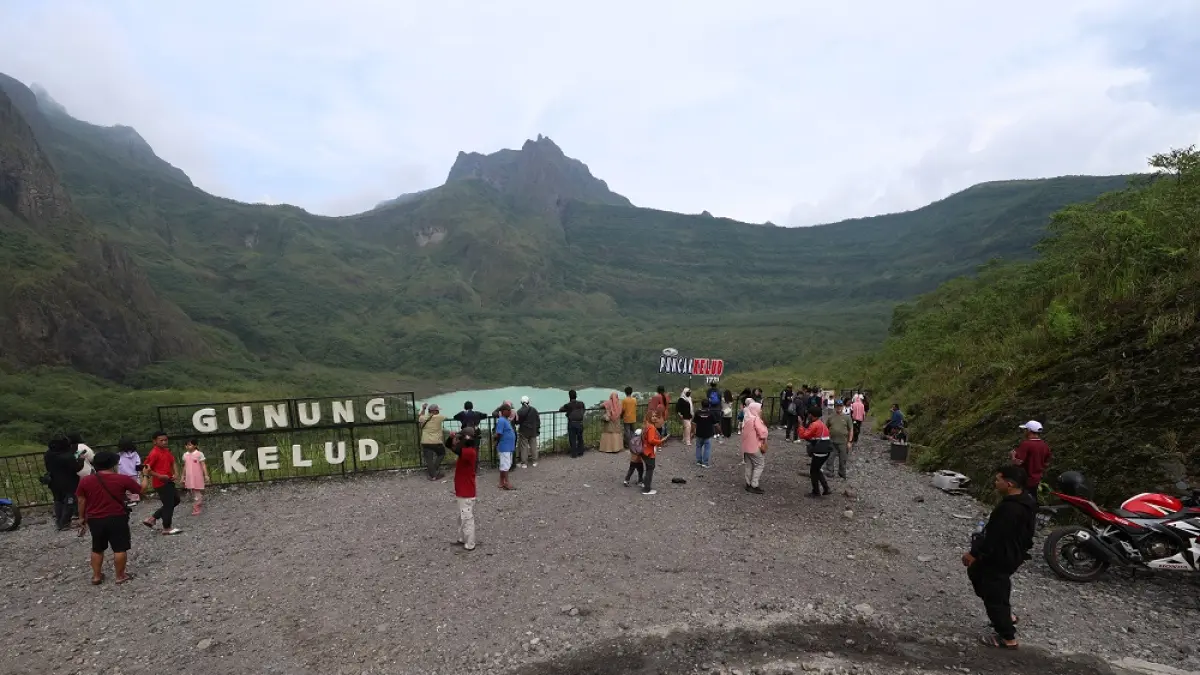 Suasana Kelud. (Foto Wahyu Adji)