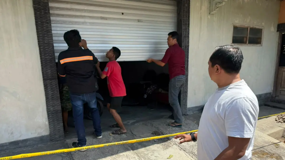 TKP penemuan mayat.