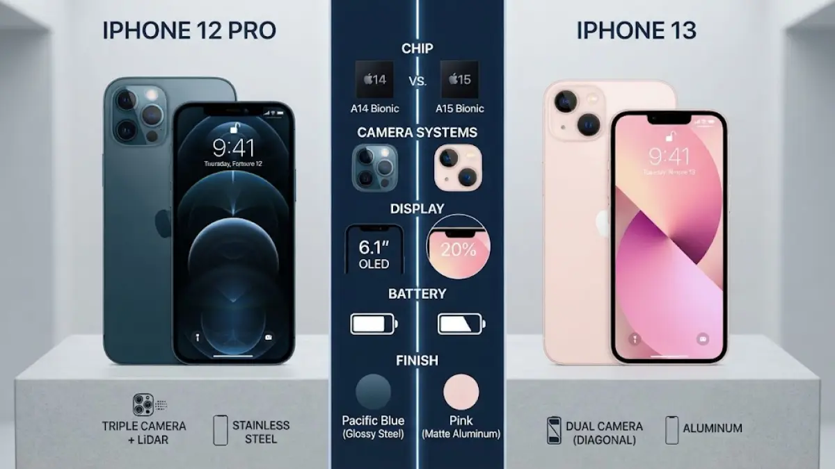 iPhone 12 Pro vs iPhone 13
