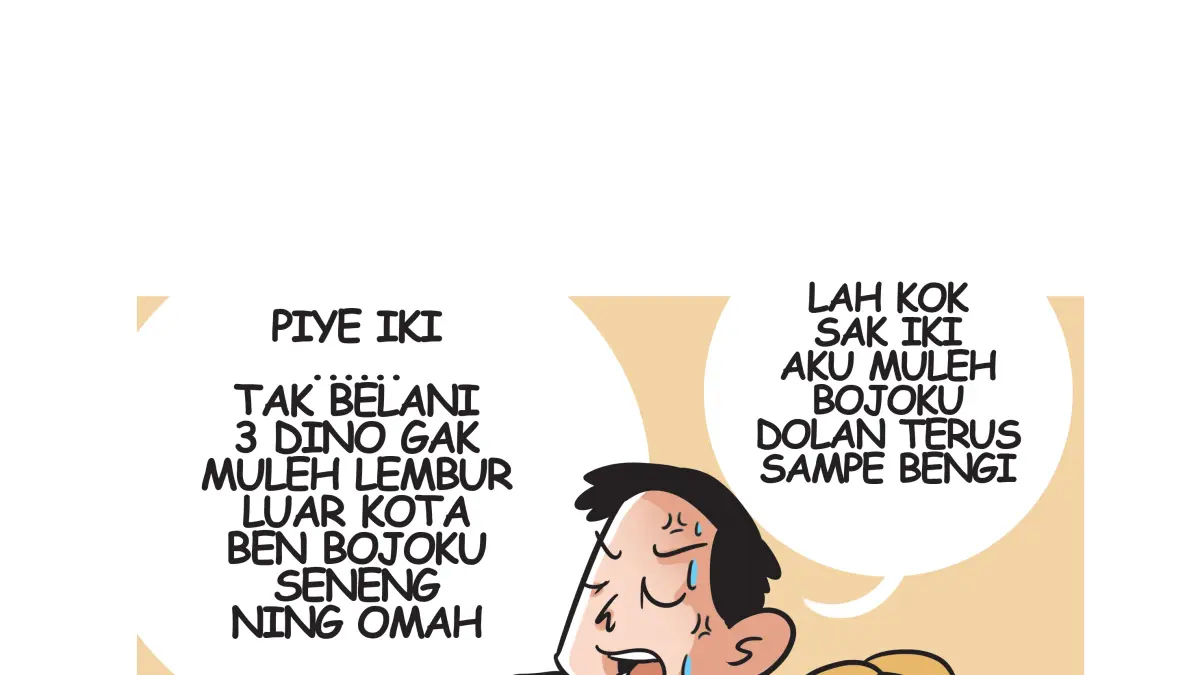 ilustrasi ilang tresna ditinggal lunga. (Afrizal Syaiful M/JPRK)