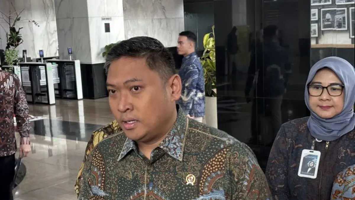 Kepala Badan Gizi Nasional (BGN) Sudaryono menyambangi kantor Kementerian Keuangan, Jakarta, Jumat (28/8/2026). (ANTARA/Imamatul Silfia)