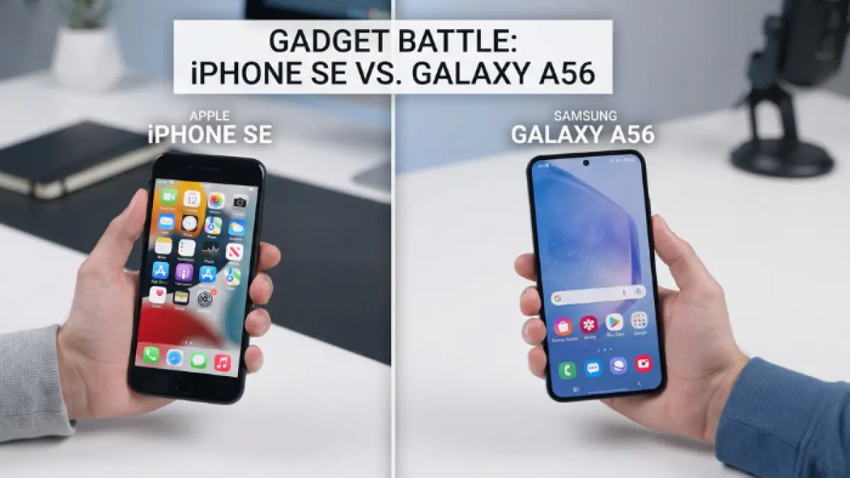 Samsung Galaxy A56 dan iPhone 13 