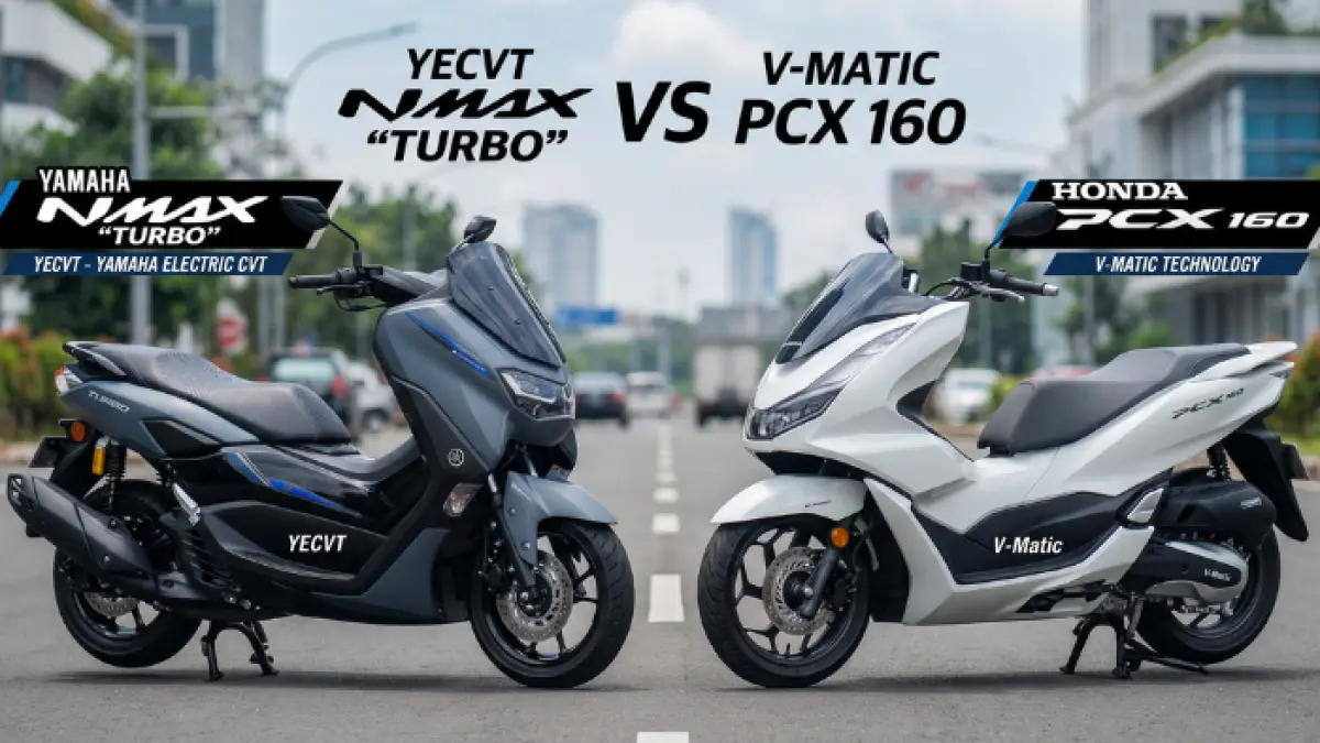 YECVT NMAX Turbo VS V-Matic PCX 160