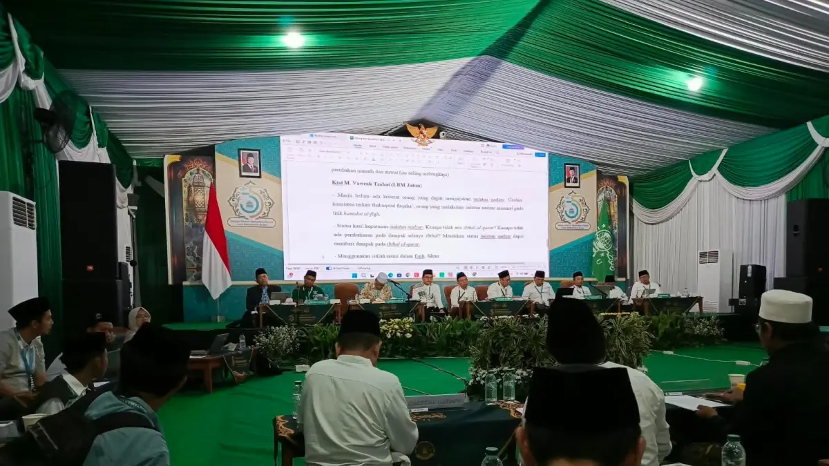 Suasana bathsul masail Muktamar NU. (ASAD MS)