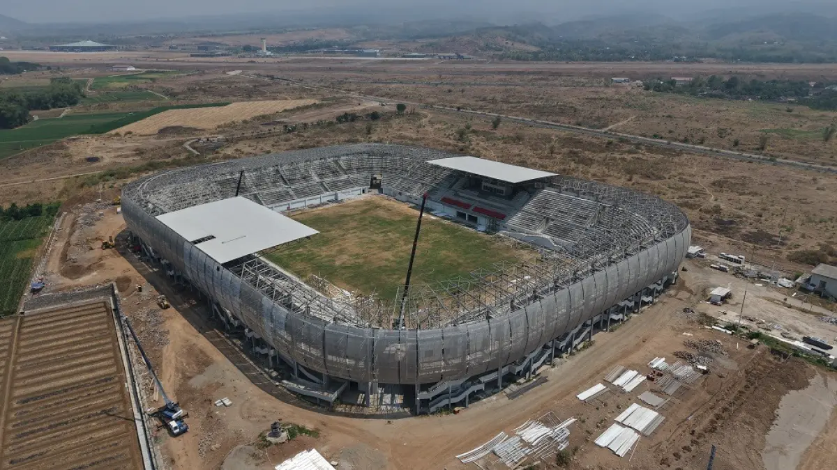 Stadion GDJ nampak dari atas (Foto Wahyu Adji)