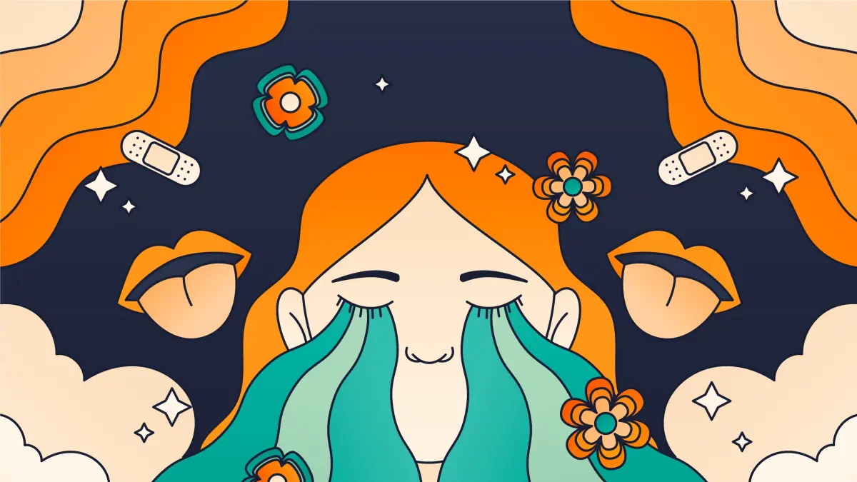 Ilustrasi berkhayal dan membuat skenario di kepala sebelum tidur. Foto: freepik