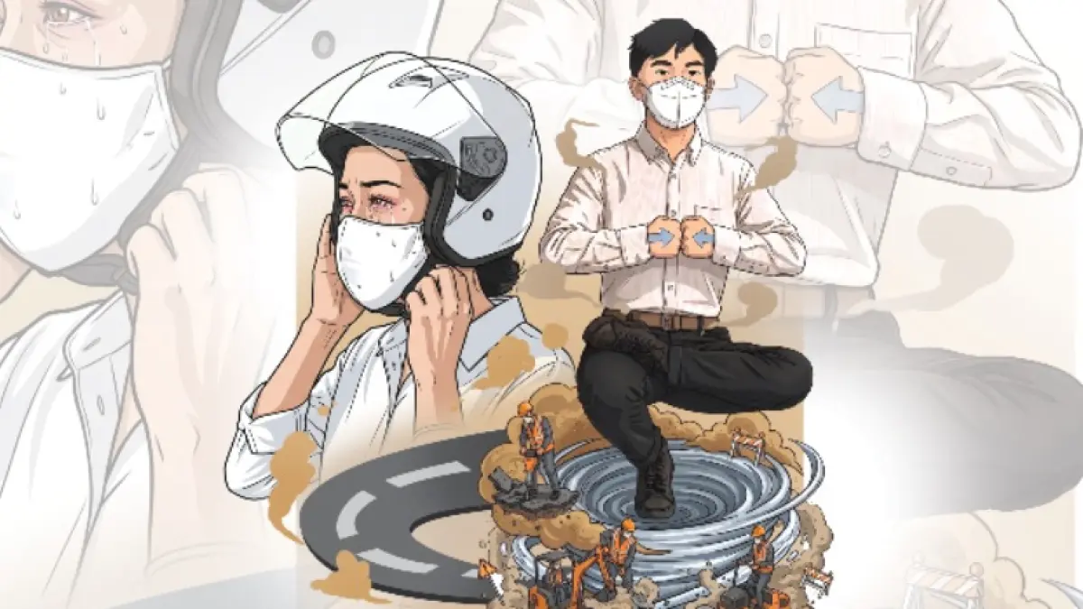 Ilustrasi Hari Udara Bersih Internasional. (Afrizal Syaiful M/JPRK)