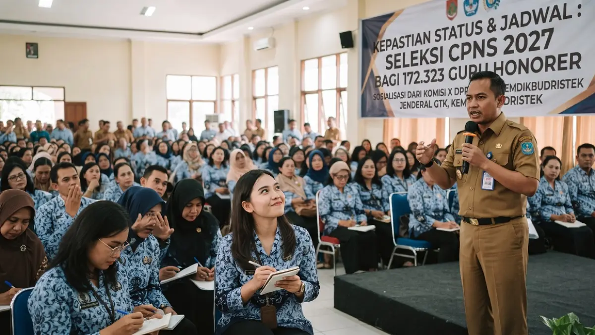 Guru Non-ASN Bisa Ikut Seleksi CPNS Awal Januari 2027
