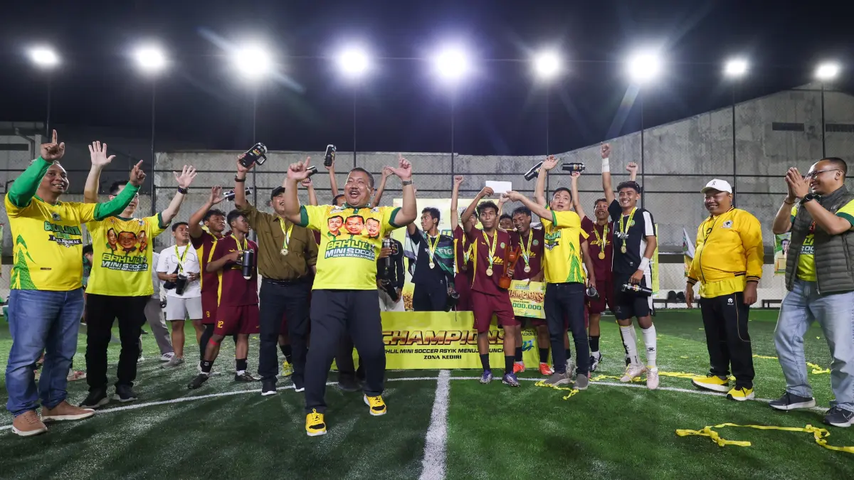 SMAN 6 Kediri berhasil menjadi juara. (WAHYU ADJI/JPRK)