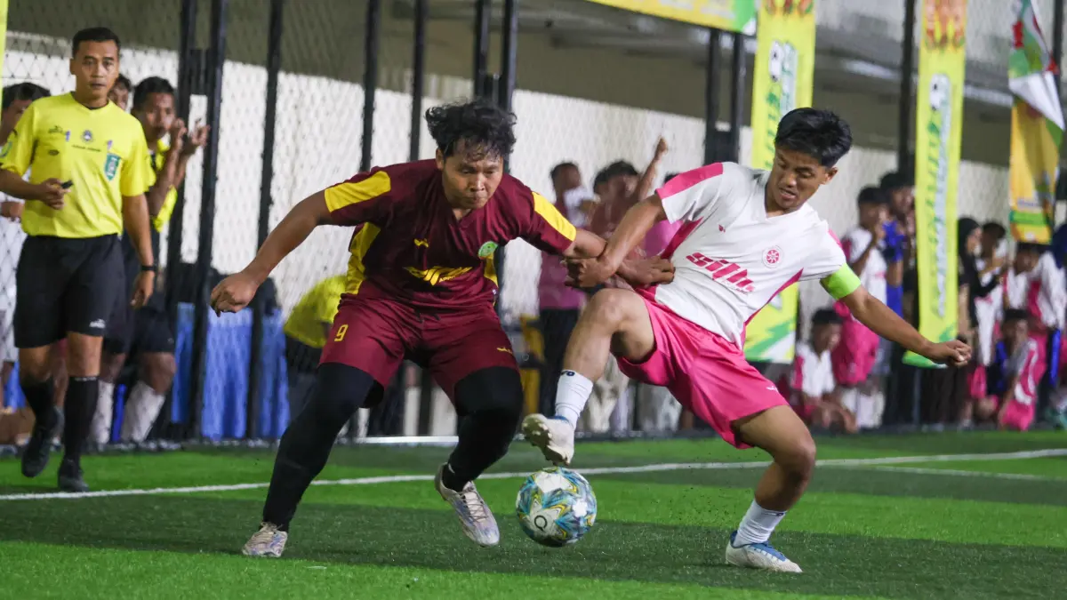 SMAN 6 Kediri Menang Telak 3-0 atas SMAN 3 Nganjuk. (WAHYU ADJI/JPRK)