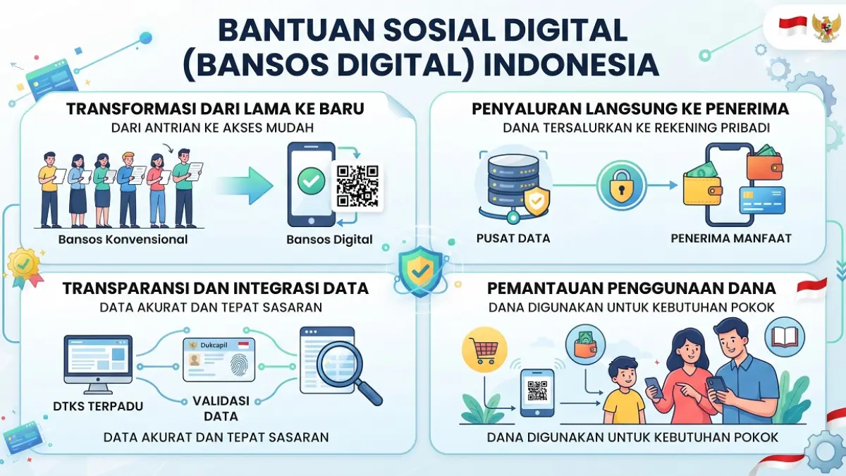Ilustrasi bansos digital 2026