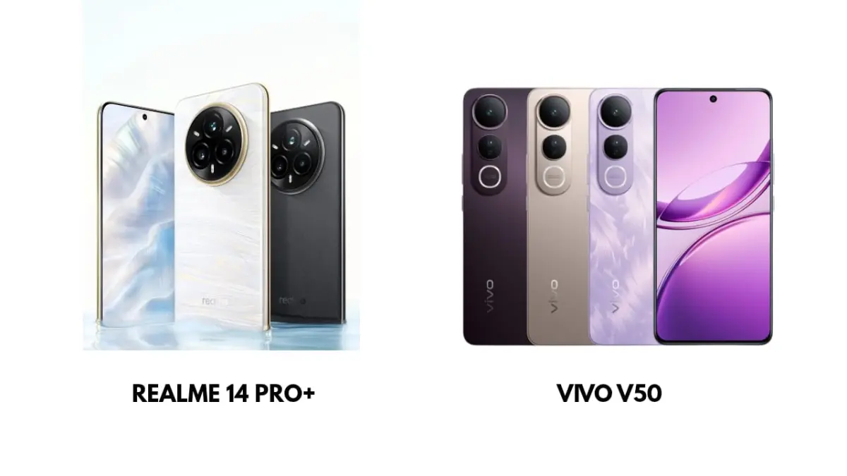 REALME 14 PRO+ vs VIVO V50