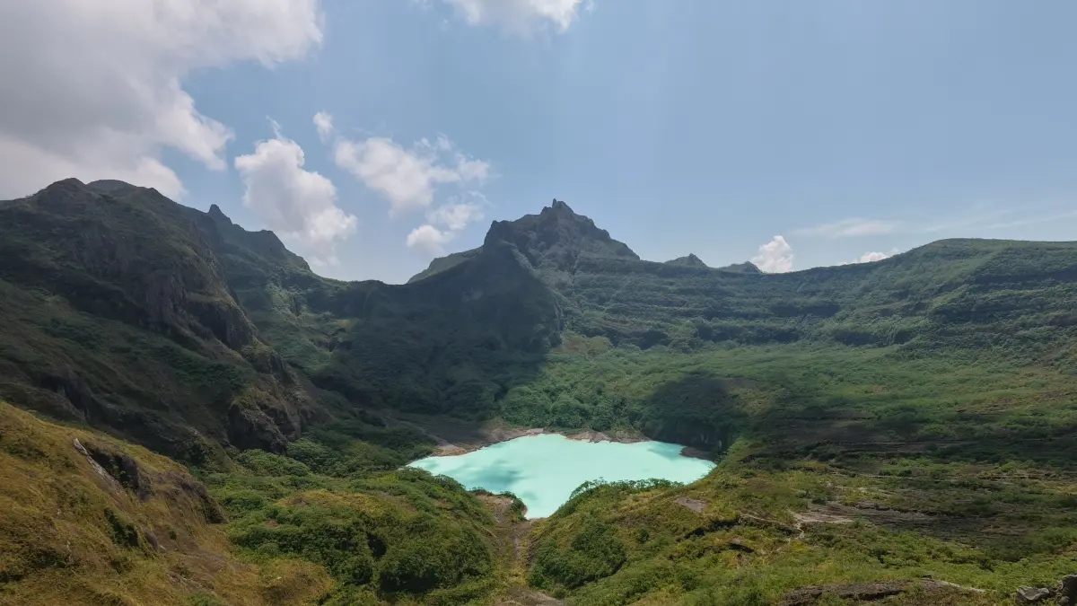 Suasana Kelud dari atas. (Foto Wahyu Adji)