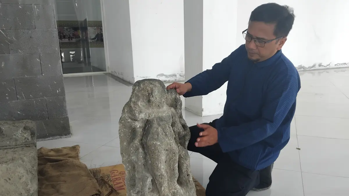 Arca Durga yang kini berada di Museum Sri Aji Jayabaya (Diana Yunita Sari)