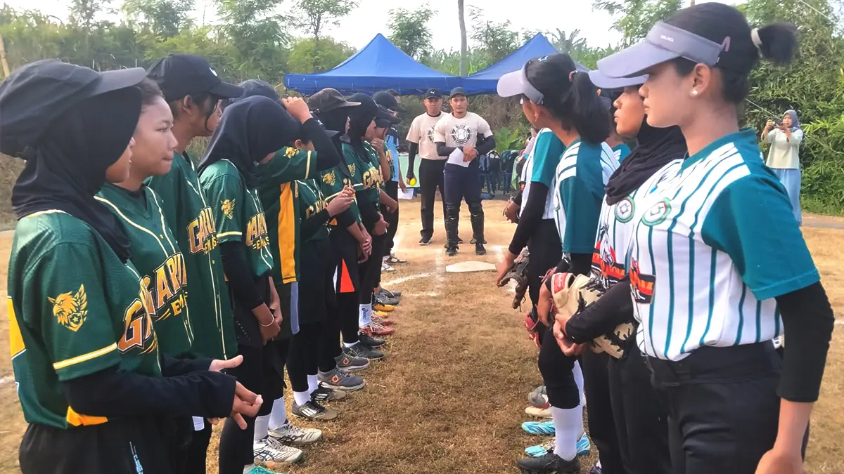 Atlet baseball Kabupaten Kediri. (FOTO: Perbasasi Kabupaten Kediri)