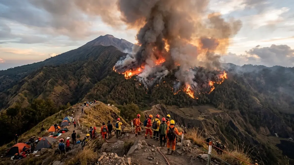 Kebakaran rinjani