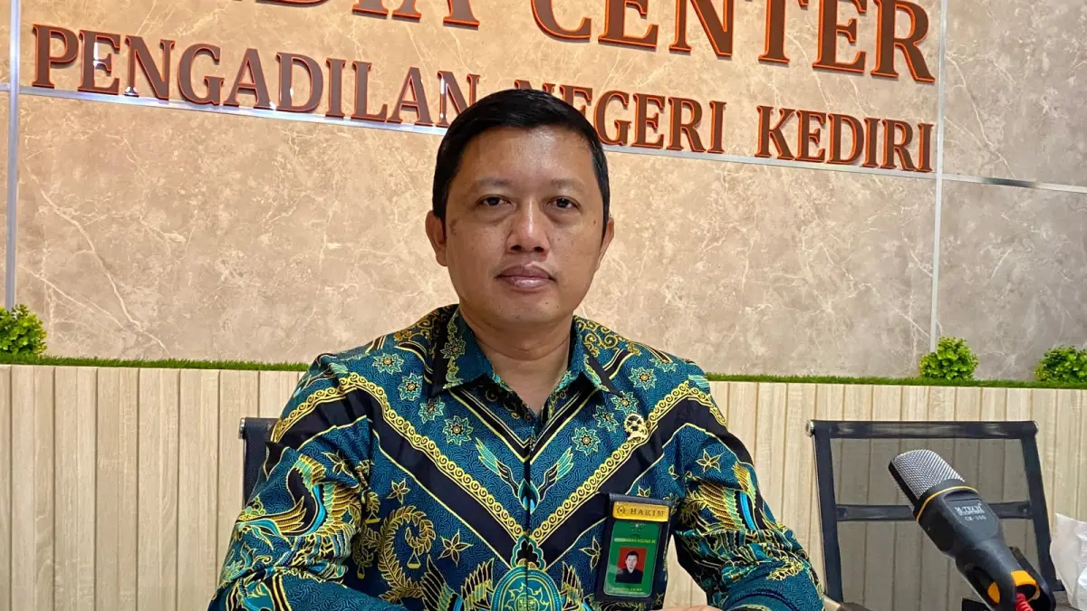 Sosok Ketua PN Kediri Purwanta. Kaya akan pengalaman bertugas di luar Pulau Jawa. (Hilda Nurmala Risani/JPRK)