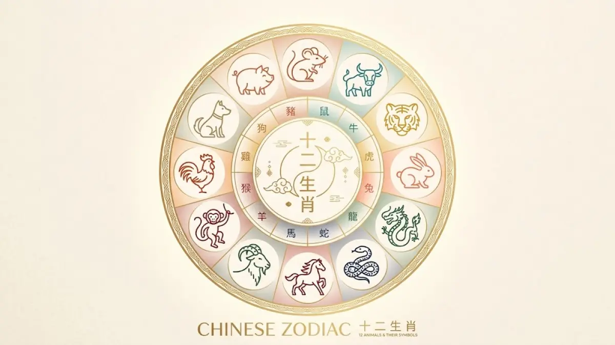 Ilustrasi 12 shio.