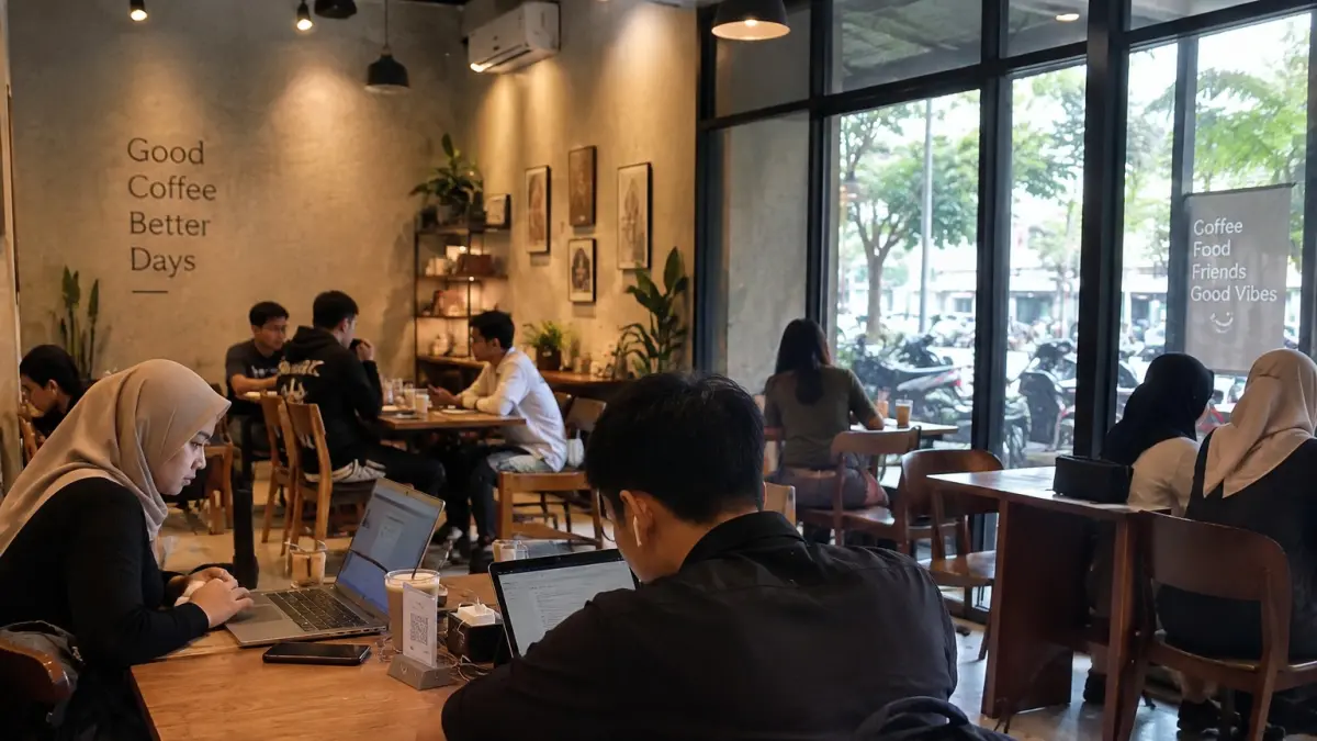 caffe jadi tempat favorit