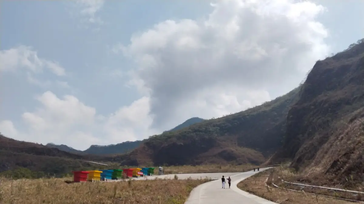 Panorama Gunung Kelud.