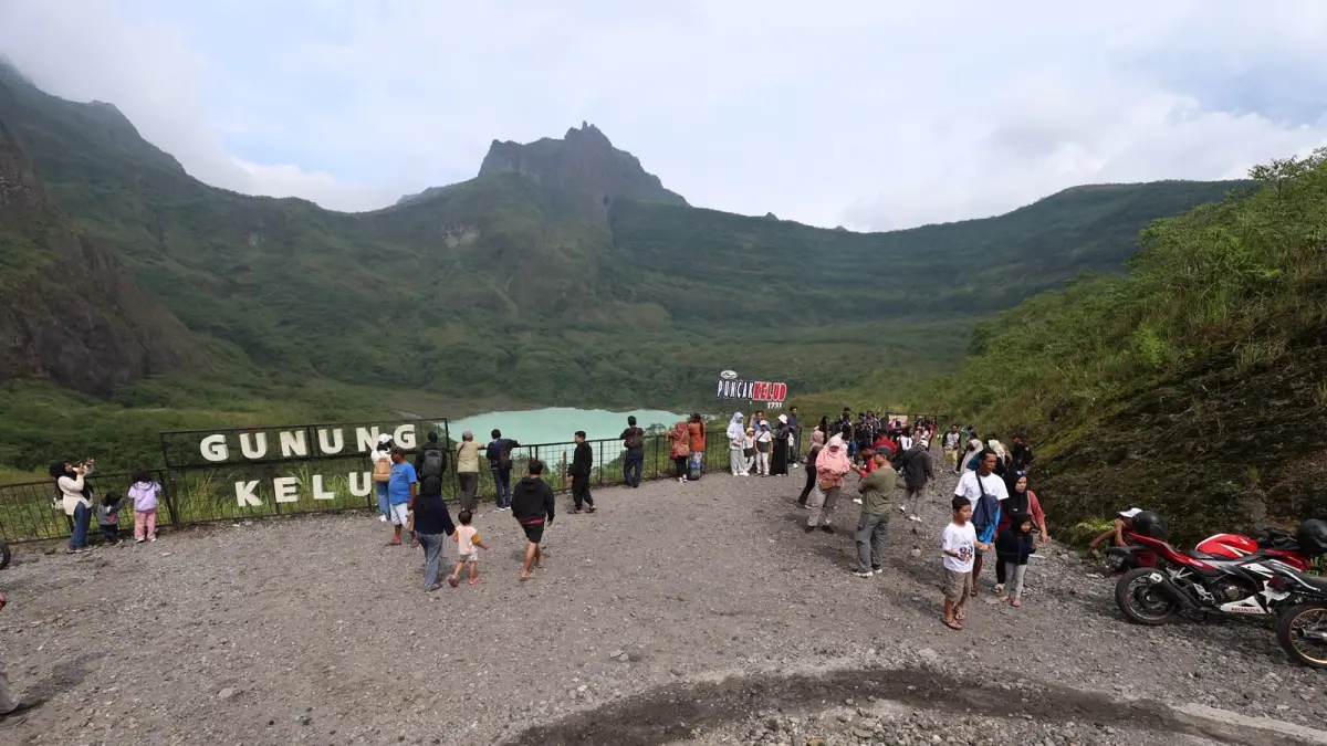 Suasana Gunung Kelud. (Foto: Wahyu Adji)