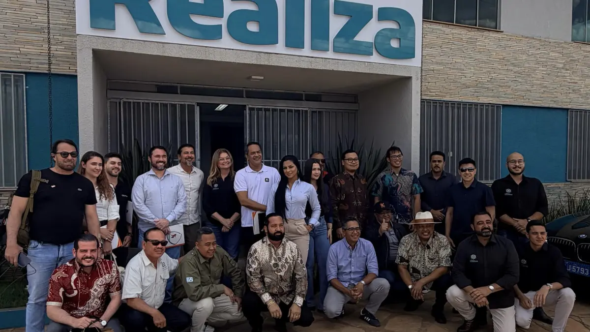 Delegasi Indonesia di Kantor Pusat Realiza di Brasil.
