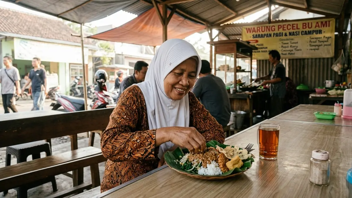 Sarapan Sederhana, Cerita Hangat Di Balik Sepiring Nasi Pecel