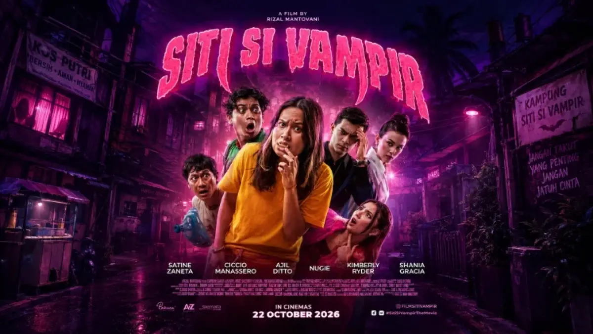 Film Siti Si Vampir Tayang Perdana 22 Oktober 2026, Gadis Rusun Siap Lawan Vampir Kelas Atas