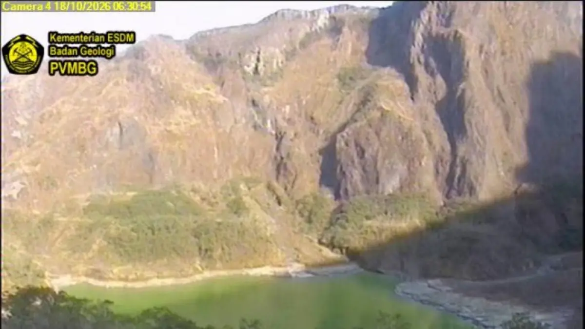 Status Gunung Kelud level I.