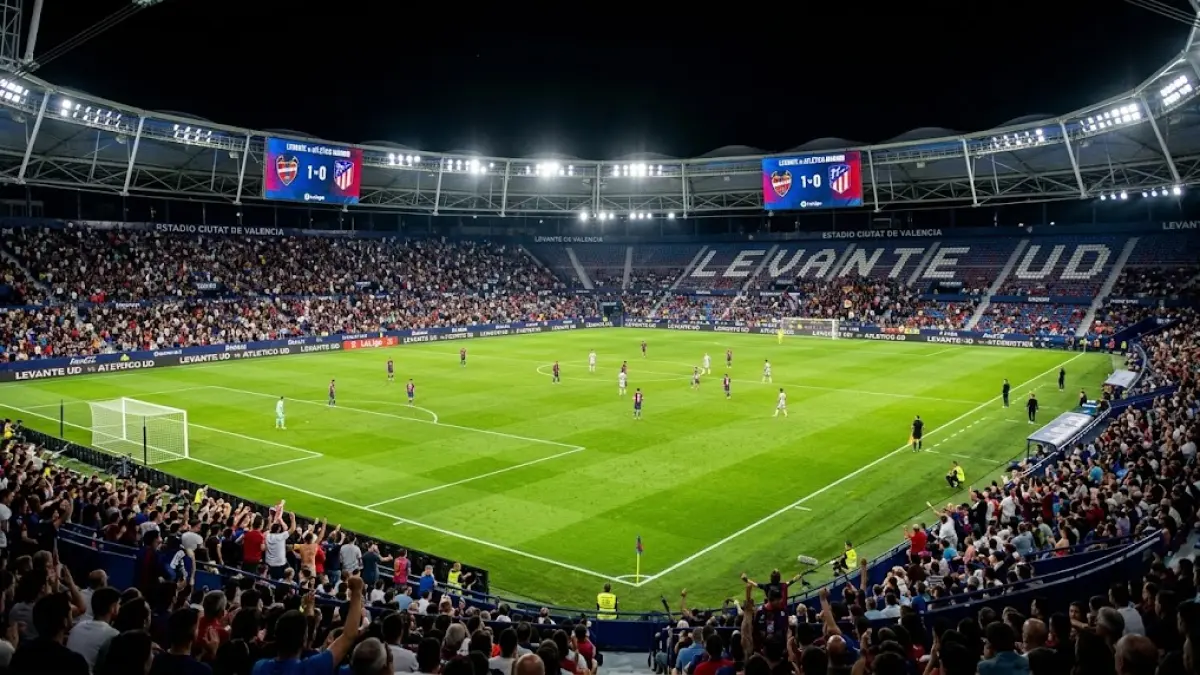 Atletico Madrid bertandang ke Estadio Ciutat de Valencia untuk menghadapi Levante dalam lanjutan La Liga. Skuad asuhan Diego Simeone berambisi mengamankan poin penuh demi merebut puncak klasemen, sementara tuan rumah bertekad bangkit dan mencari konsistensi di hadapan pendukung sendiri.