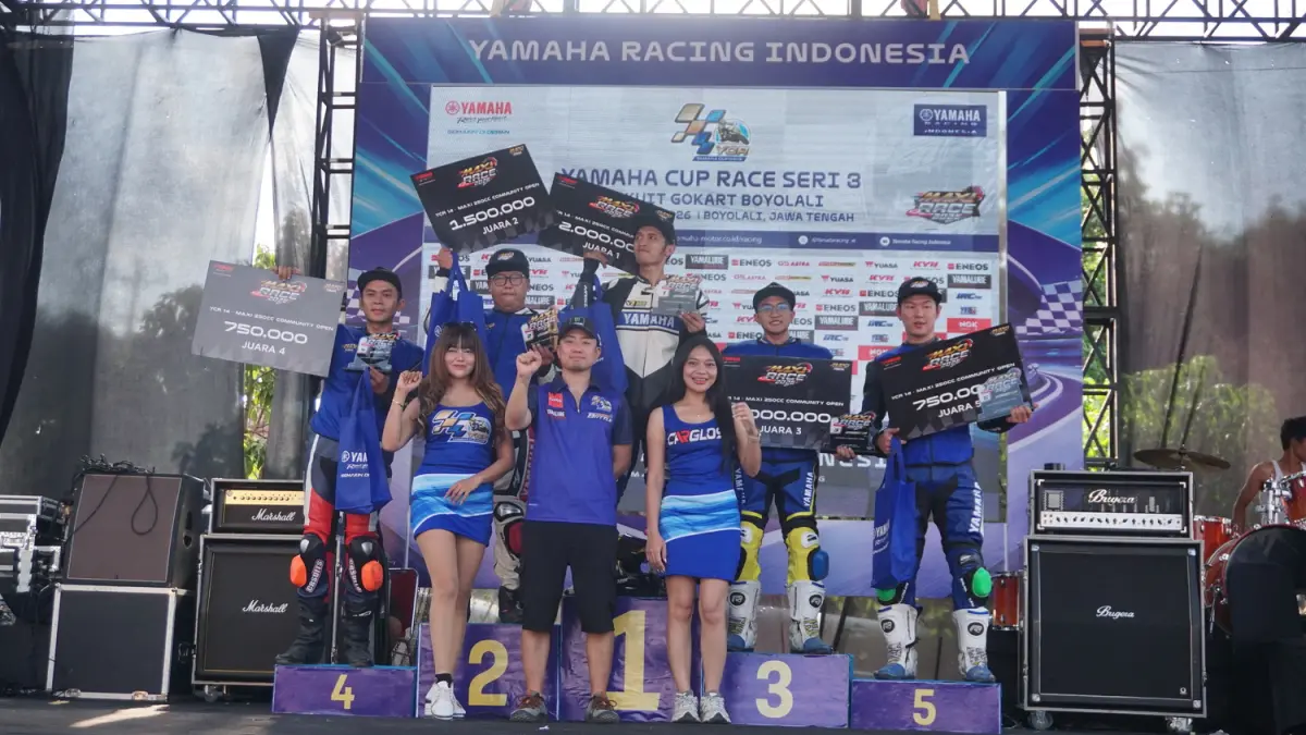 MAXi Race Capai Garis Finis, MAXi GP dan Drag Battle Hadirkan Keseruan MAXimal di Boyolali