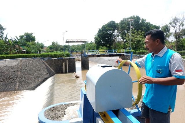 debit-air-dam-margomulyo-surut