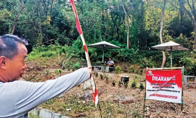 tim-gabungan-tutup-jalur-pendakian-gunung-klotok-begini-alasannya