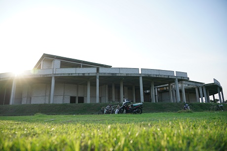 SEPI: Museum Sri Aji Jayabaya yang pembangunan tahap pertamanya selesai pada 2021. Tahun ini akan berlanjut ke tahap kedua. (Foto: Wahyu Adji)