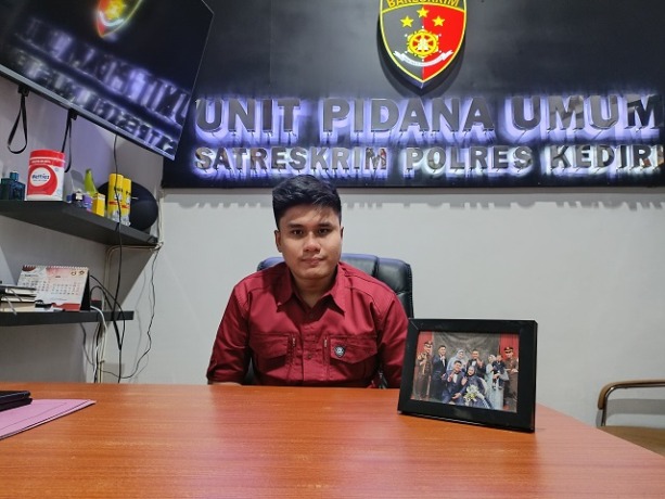 (Ipda Dandy Fitra Ramadhan, Kanitpidum Satreskrim Polres Kediri) (Foto: Asad M.S)