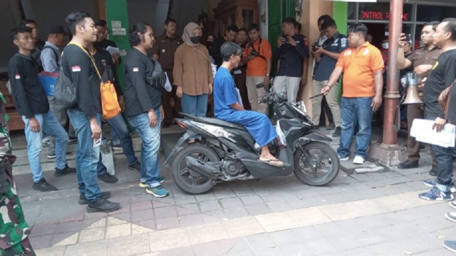 Polres Sukoharjo menggelar rekonstruksi pembunuhan dengan mutilasi di Toko Mebel, Desa Madegondo, Grogol, Sukoharjo, Rabu (21/6/2023) kemarin