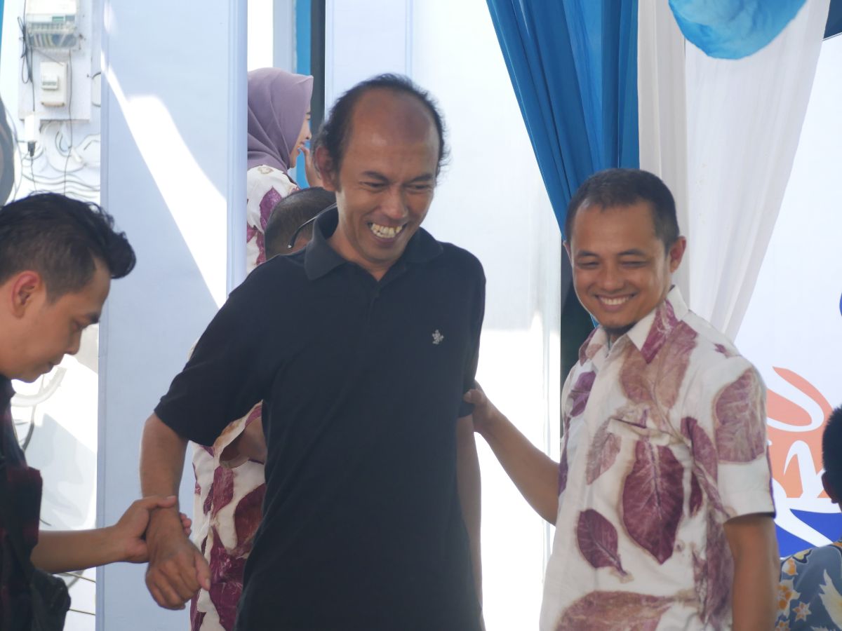 Mantan manager iklan Indra Agustian dan GM Radar Jember