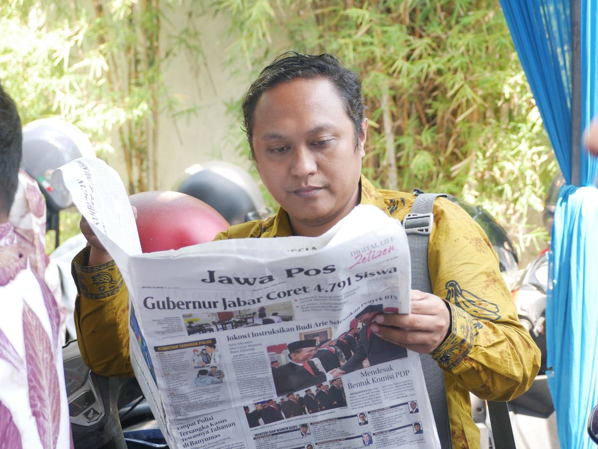 Mantan wartawan dan redaktur Radar Jember, Rangga Agus Mahardika.