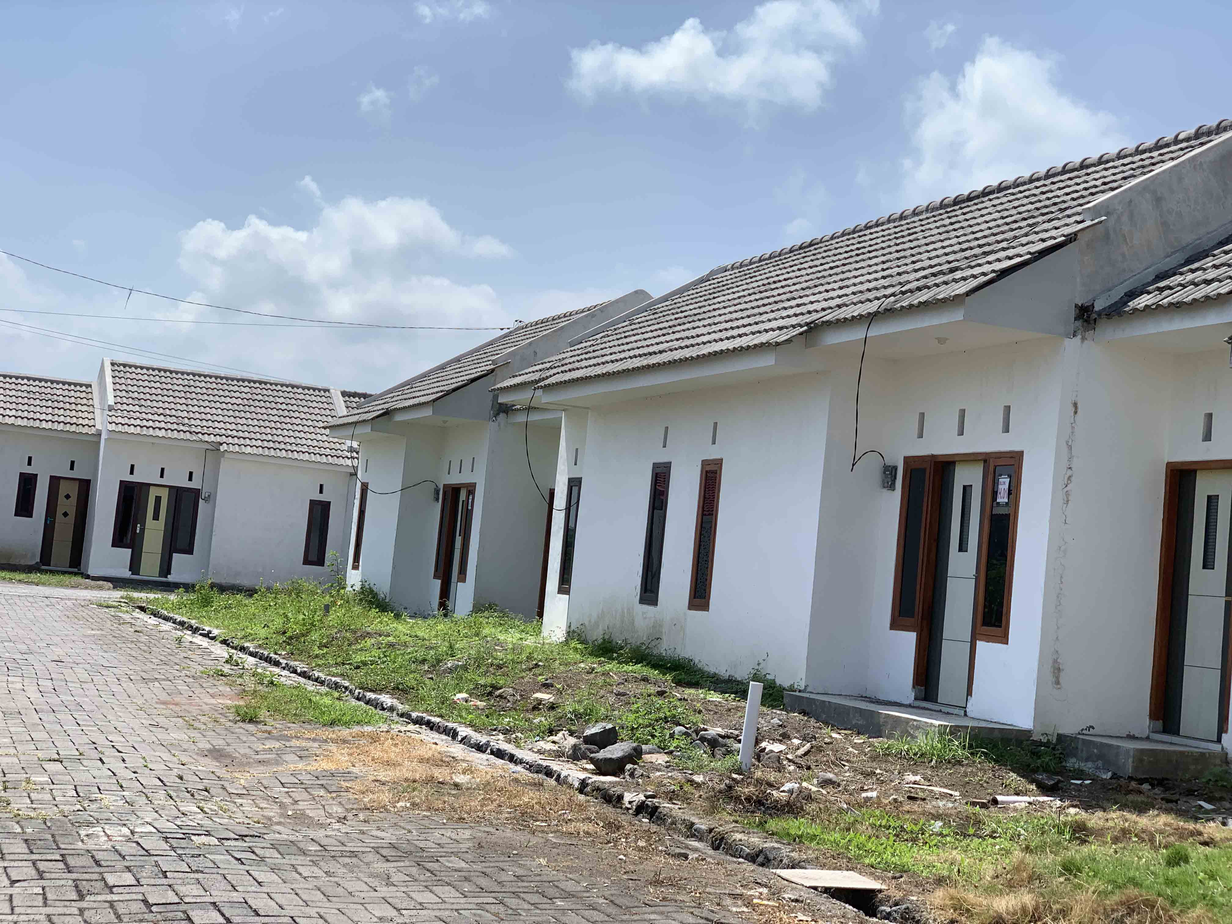 HUNIAN: Beberapa kawasan perumahan di Lumajang mulai gencar didirikan rumah subsidi.