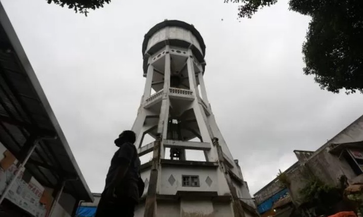 Bangunan bersejarah peninggalan Belanda, Menara Air Pasar Tanjung (DOK RADAR JEMBER)