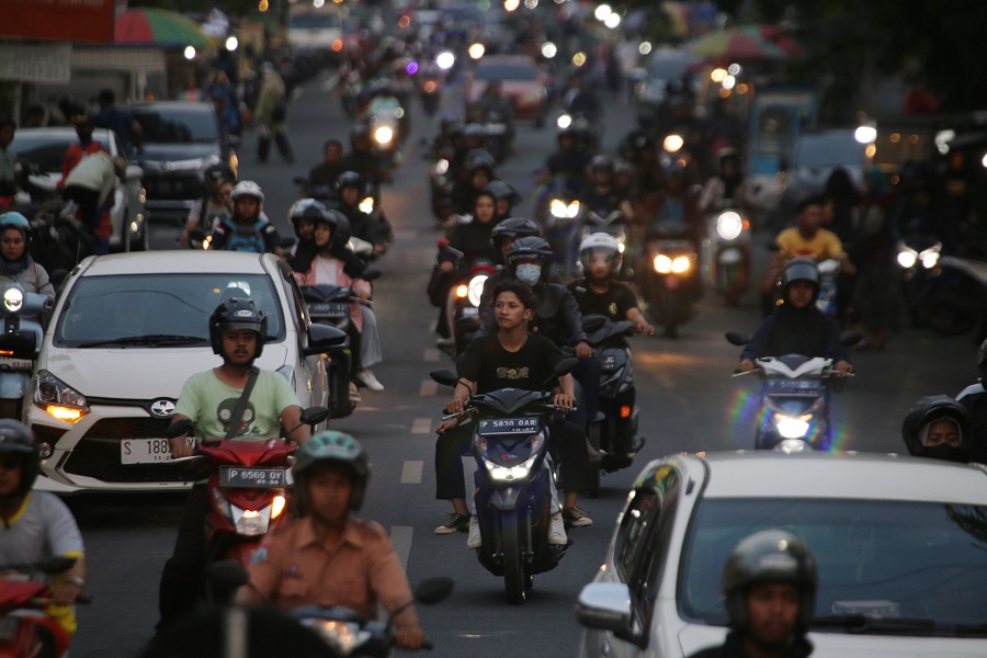 SSA TAK FINAL: Jalan di sekitar kampus, meliputi Jalan Jawa, Jalan Kalimantan, Jalan Mastrip, dan Jalan Riau kerap macet karena padatnya aktivitas warga dan mahasiswa.