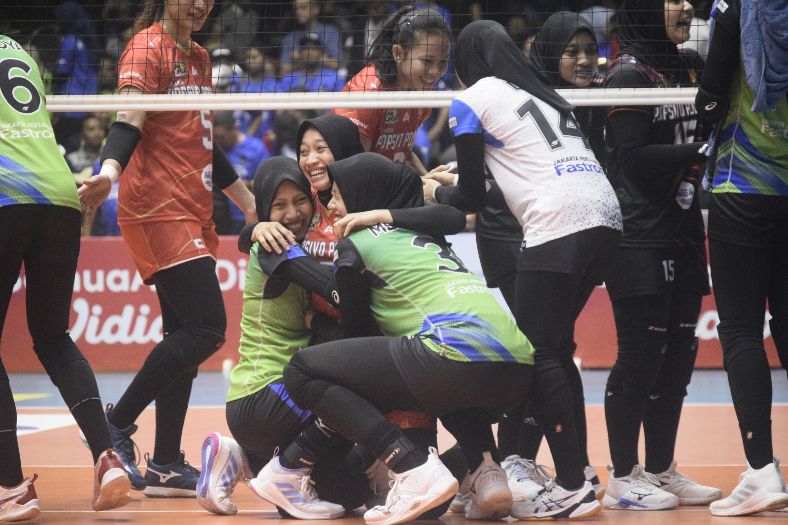 Megawati Hangestri Pertiwi saat membela Jakarta Pertamina Fashion di ProLiga 2023. (M.AINULBUDI/RJ)